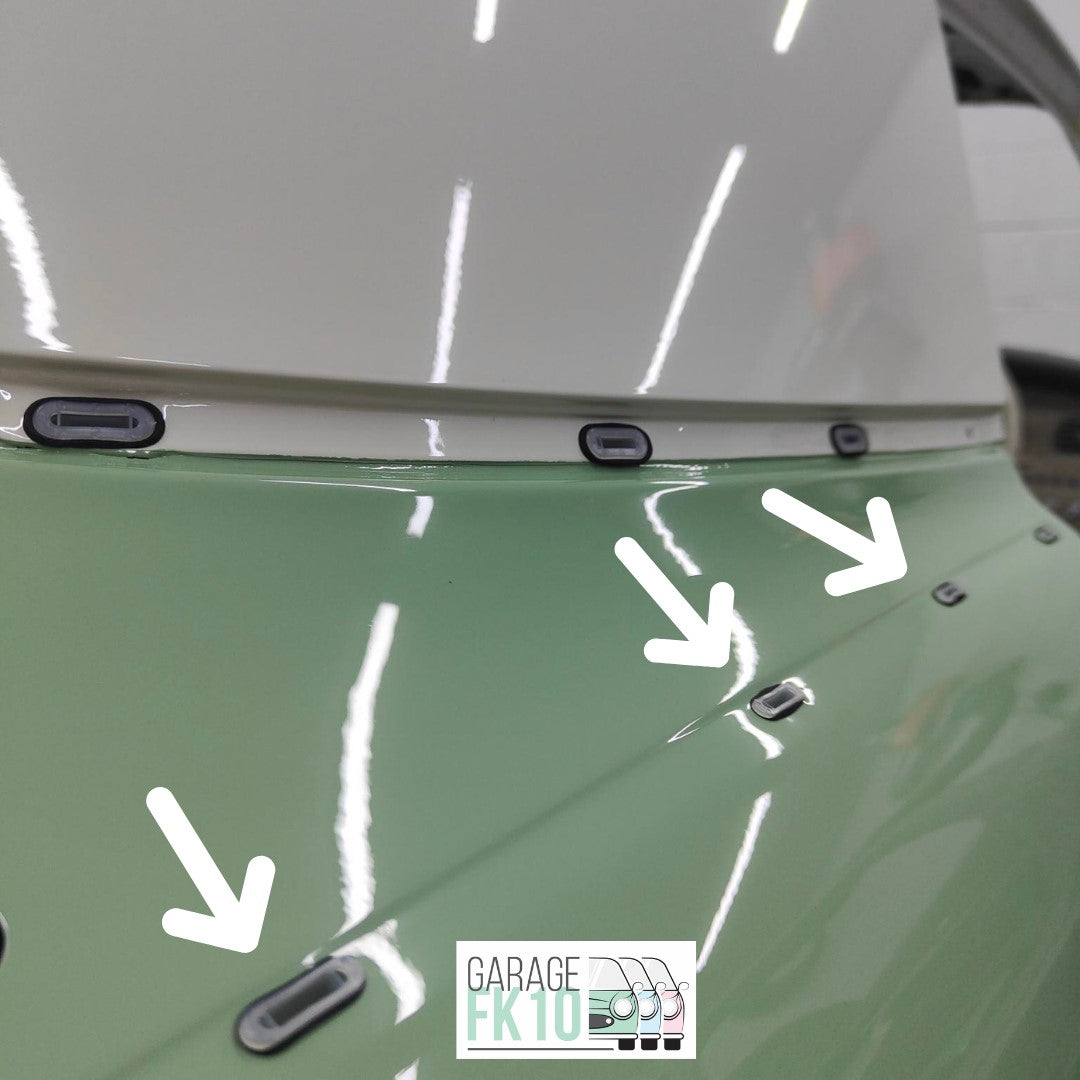 Nissan Figaro upper stainless steel strip grommet