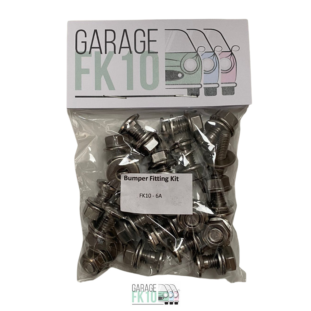 Nissan Figaro stainless steel bumper set and fitting kit