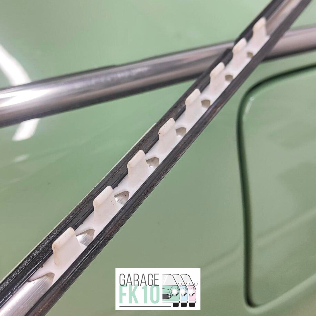 Nissan figaro upper stainless steel strip clip