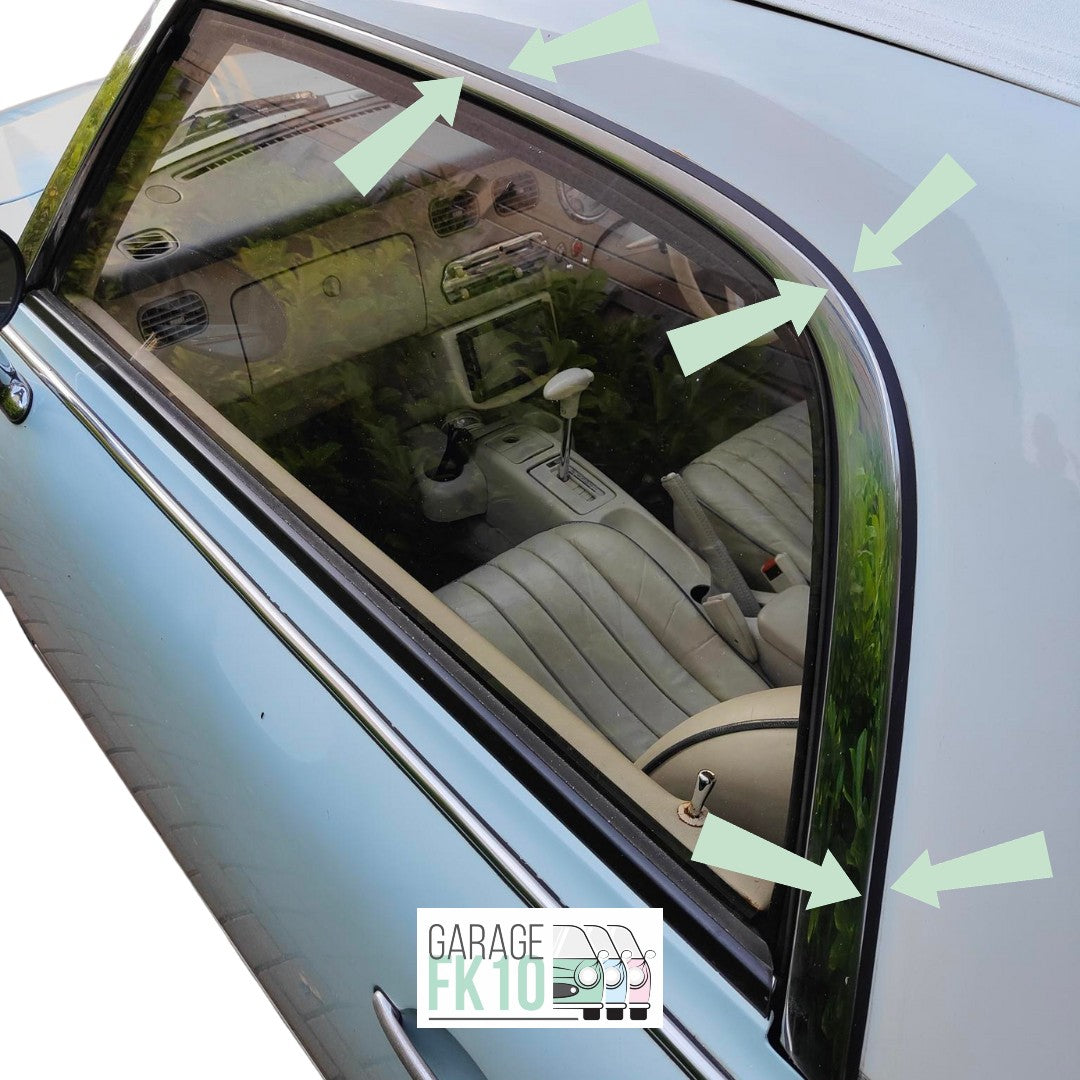 Nissan Figaro exterior upper door trim seal