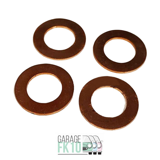 Nissan Figaro turbocharger coolant pipe copper washers